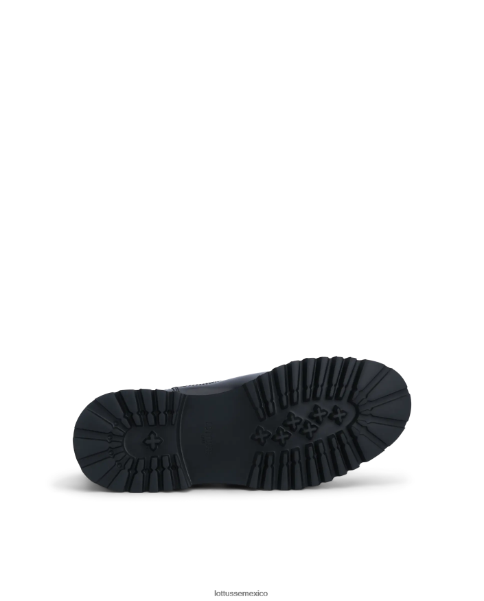 negro Lottusse hombres botas covent de becerro elásticas PNBVJ0174