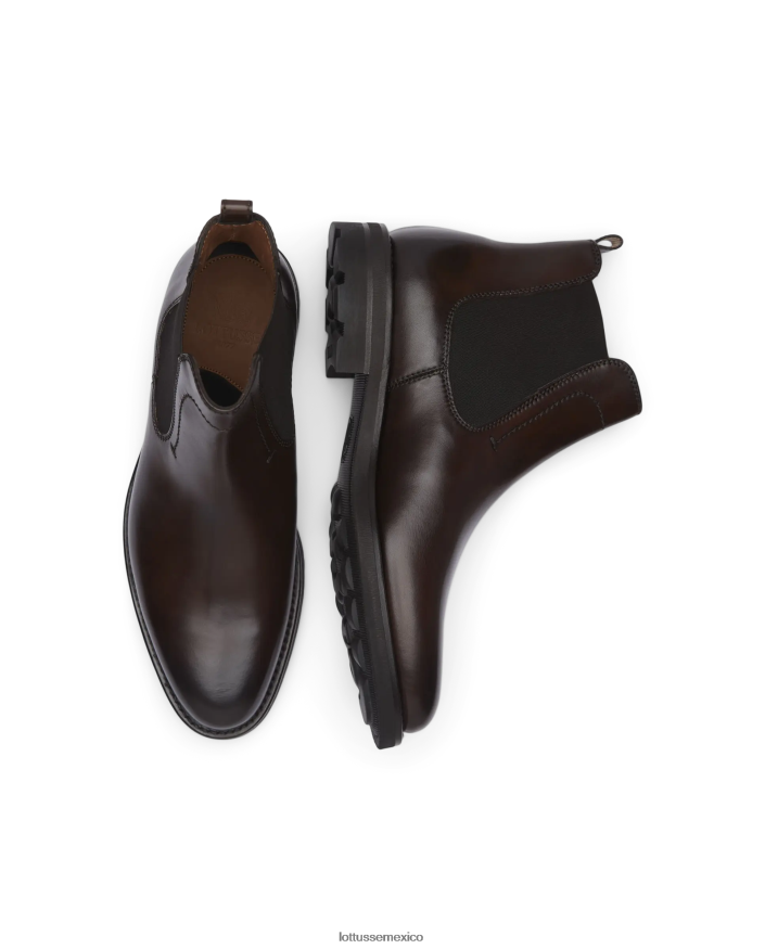 moca Lottusse hombres botines de becerro con anilina crust premium PNBVJ049