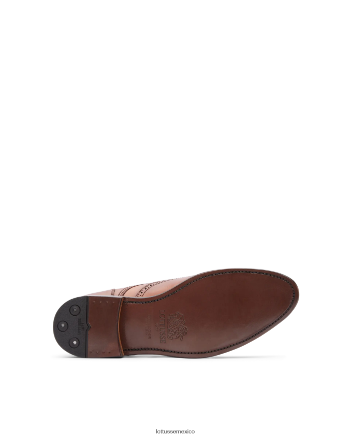 marrón Lottusse hombres derby de becerro de anilina con corteza premium PNBVJ062