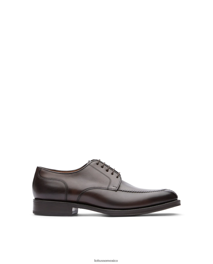 moca Lottusse hombres derby de becerro de anilina con corteza premium PNBVJ046