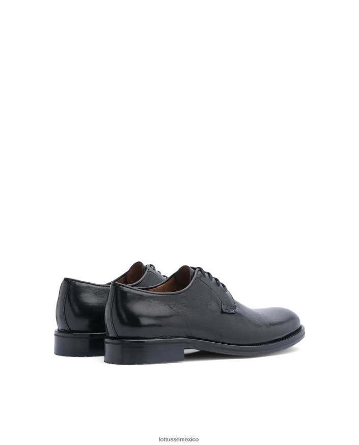 negro Lottusse hombres Derby de piel de becerro Orwell PNBVJ0167