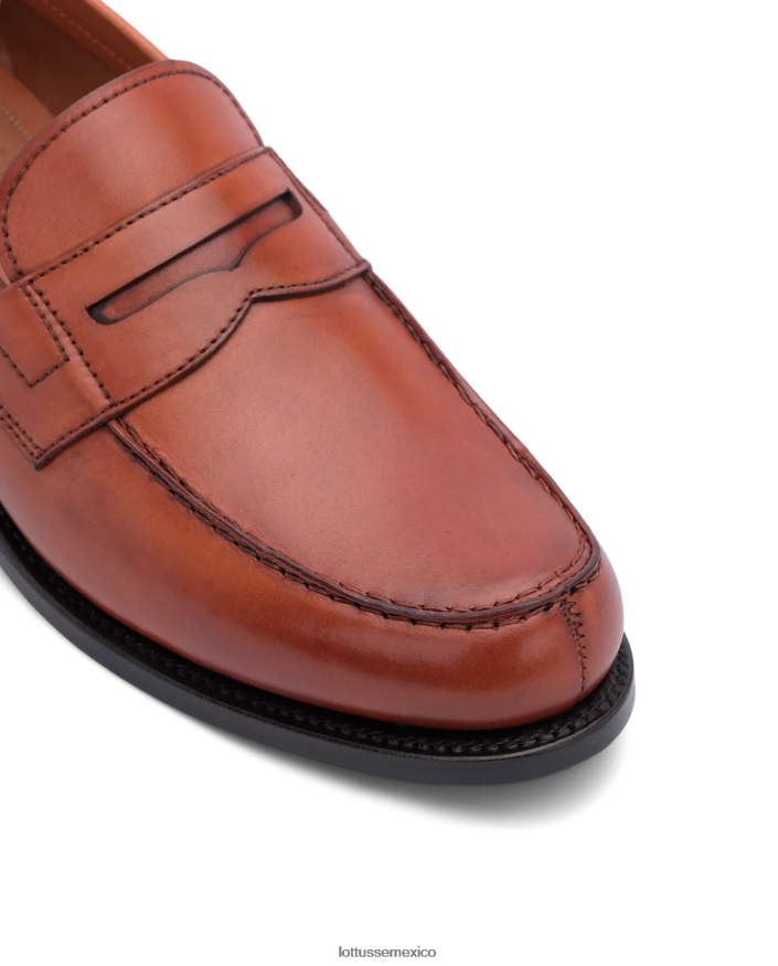 marrón Lottusse hombres mocasines Kingstown crust anilin de becerro PNBVJ044