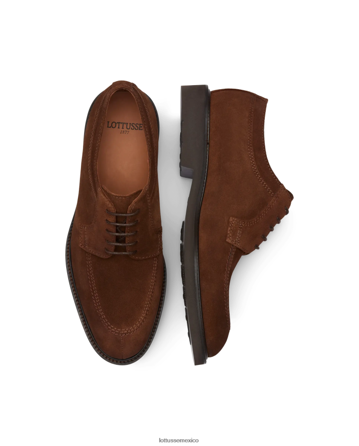 marrón Lottusse hombres mocasines baltimore de ante de becerro PNBVJ0161