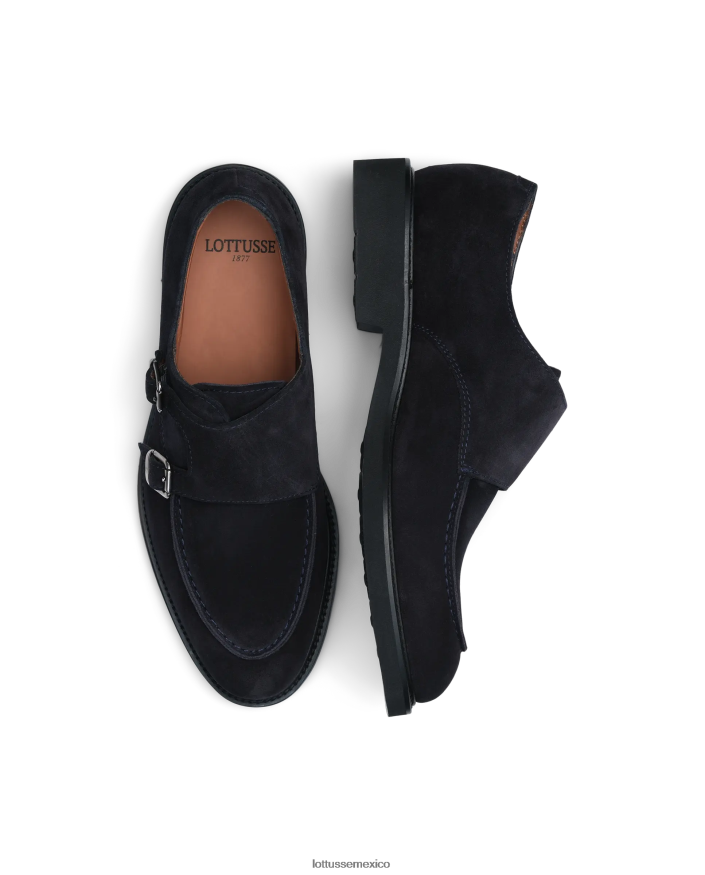 Armada Lottusse hombres zapatos monje baltimore de ante de becerro PNBVJ0166