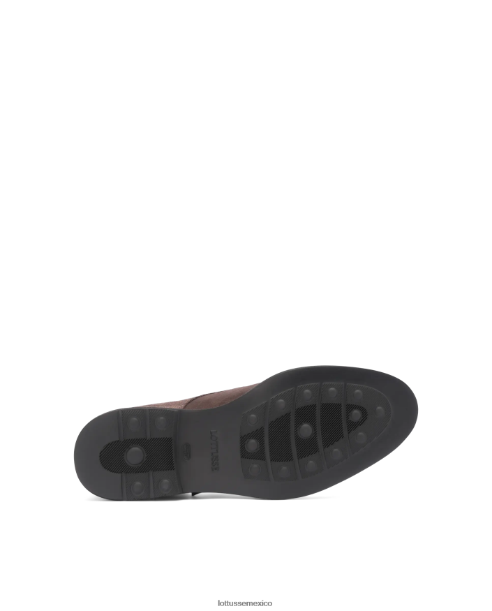 gris Lottusse hombres zapatos monje baltimore de ante de becerro PNBVJ0165