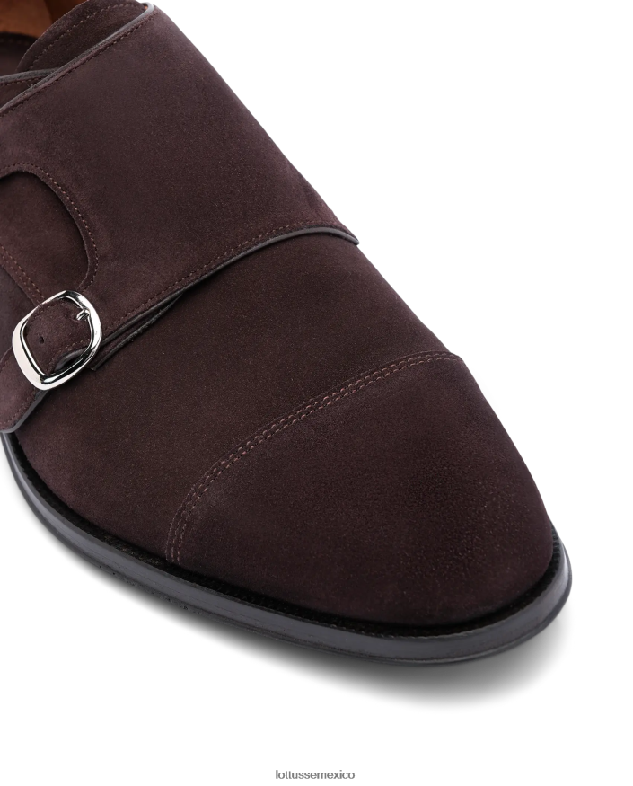 moca Lottusse hombres zapatos monje lenox de ante de becerro PNBVJ0136
