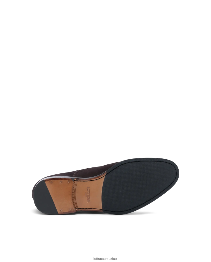 moca Lottusse hombres zapatos monje lenox de ante de becerro PNBVJ0136