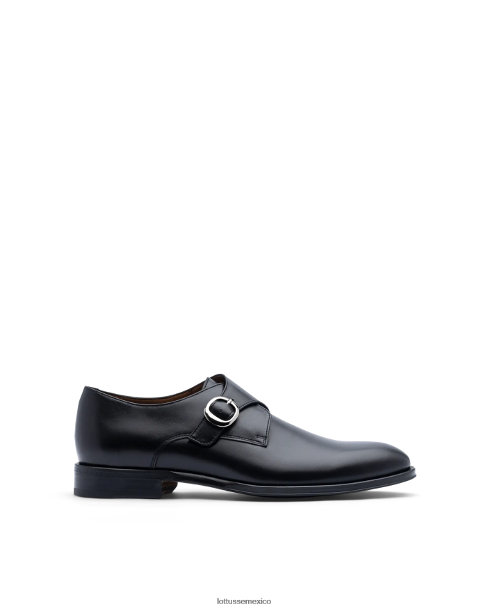negro Lottusse hombres monjes lenox cepillados de becerro PNBVJ012