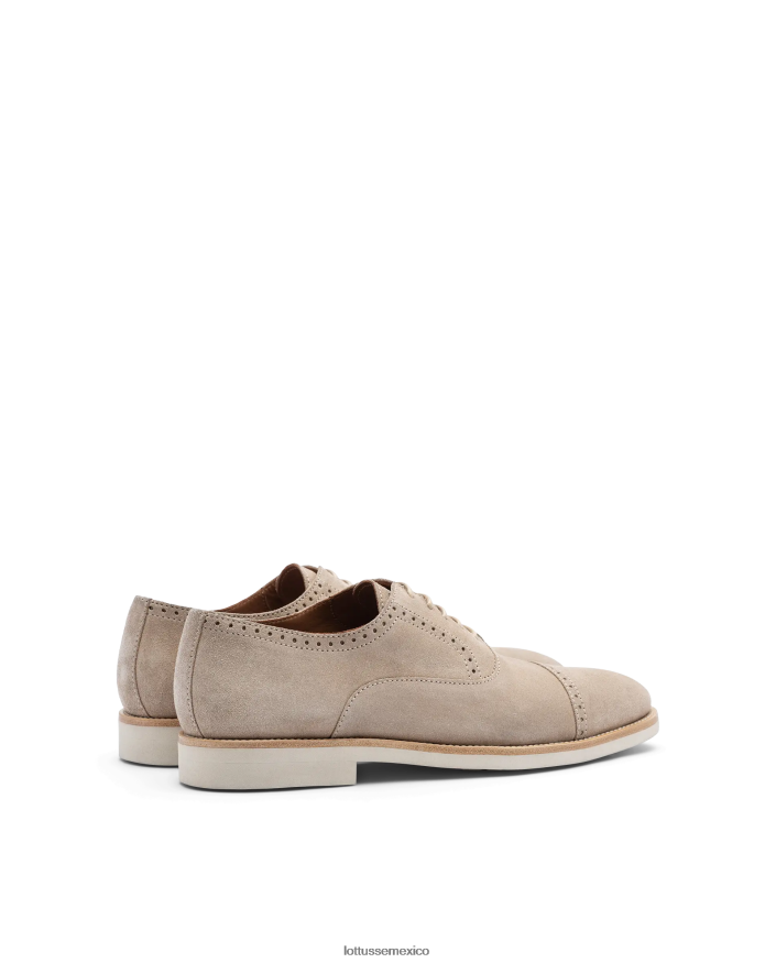 gris pardo Lottusse hombres pincel venecia de becerro repujado oxford PNBVJ079