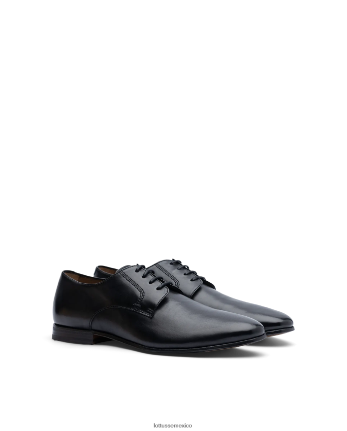 negro Lottusse hombres verona cepillado de becerro oxford PNBVJ089