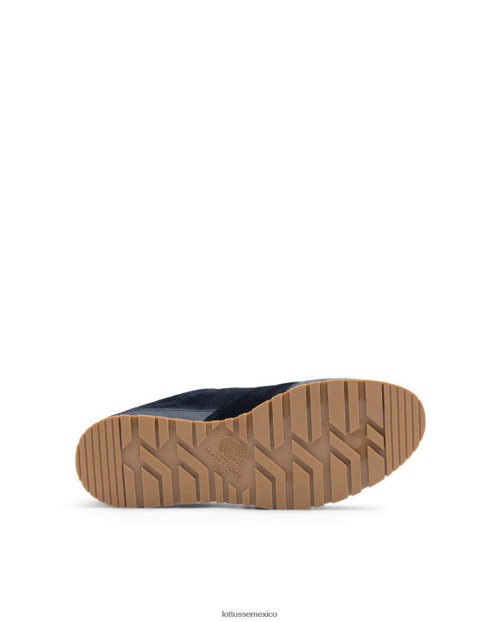 azul marino Lottusse hombres zapatillas mancor de pantorrilla suave PNBVJ0116