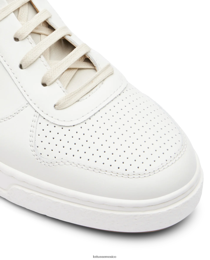 blanquecino Lottusse hombres zapatillas torino de becerro de grano liso PNBVJ0192