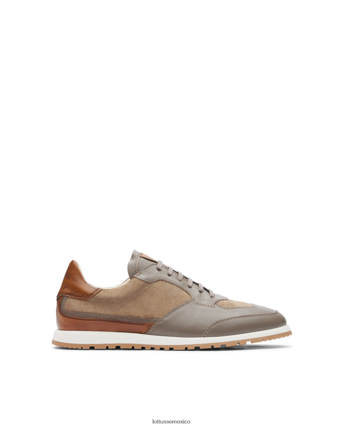 gris pardo Lottusse hombres zapatillas mancor de pantorrilla suave PNBVJ0195