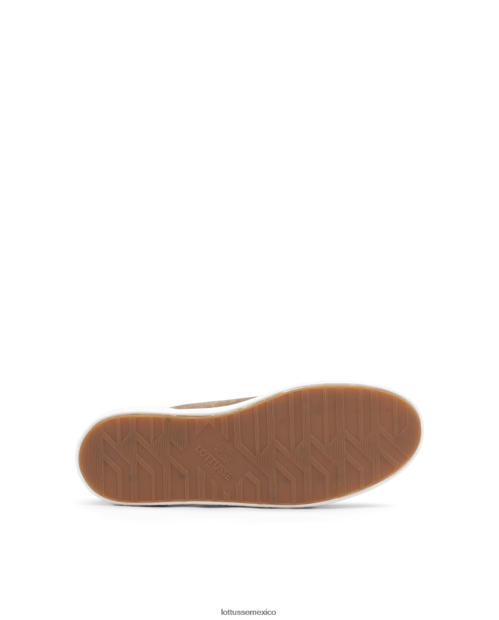 gris pardo Lottusse hombres zapatillas torino de ante y becerro PNBVJ0107