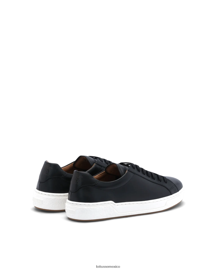 negro Lottusse hombres zapatillas torino de becerro PNBVJ0190