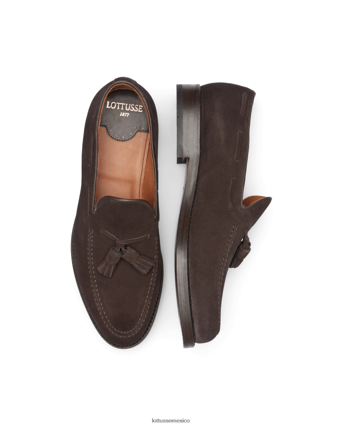 moca Lottusse hombres zapatos náuticos de ante de becerro Class PNBVJ0135