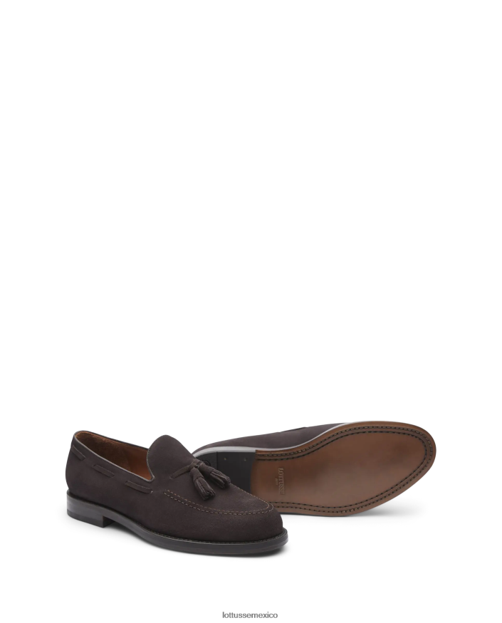 moca Lottusse hombres zapatos náuticos de ante de becerro Class PNBVJ0135