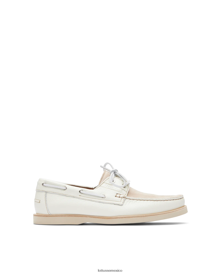 multicolor Lottusse hombres zapatos náuticos de becerro con grano océano PNBVJ0122