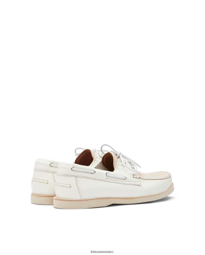multicolor Lottusse hombres zapatos náuticos de becerro con grano océano PNBVJ0122