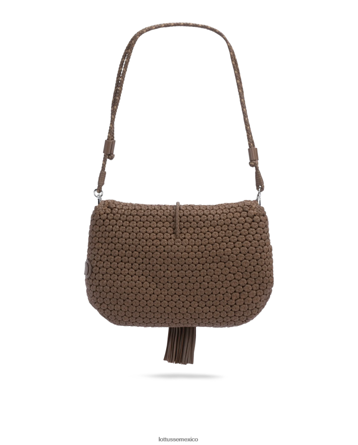 gris pardo Lottusse mujer bolsa de fideos bolsa de fideos de cordero PNBVJ0385