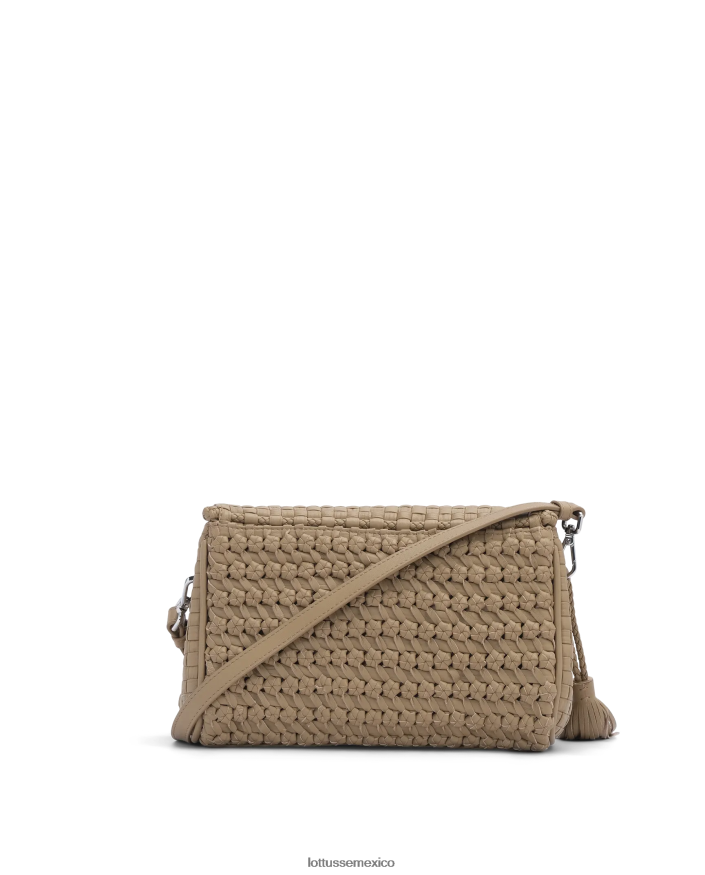 marrón Lottusse mujer noodbag bandolera de cordero PNBVJ0387