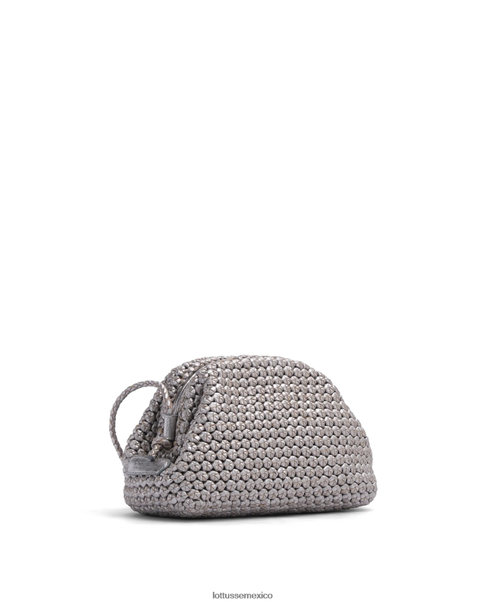 plata Lottusse mujer bolsa de fideos bolsa de fideos de cordero PNBVJ0379