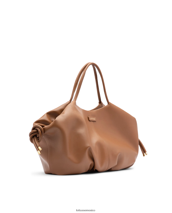 marrón Lottusse mujer bolso de hombro suave de cordero serena PNBVJ0329