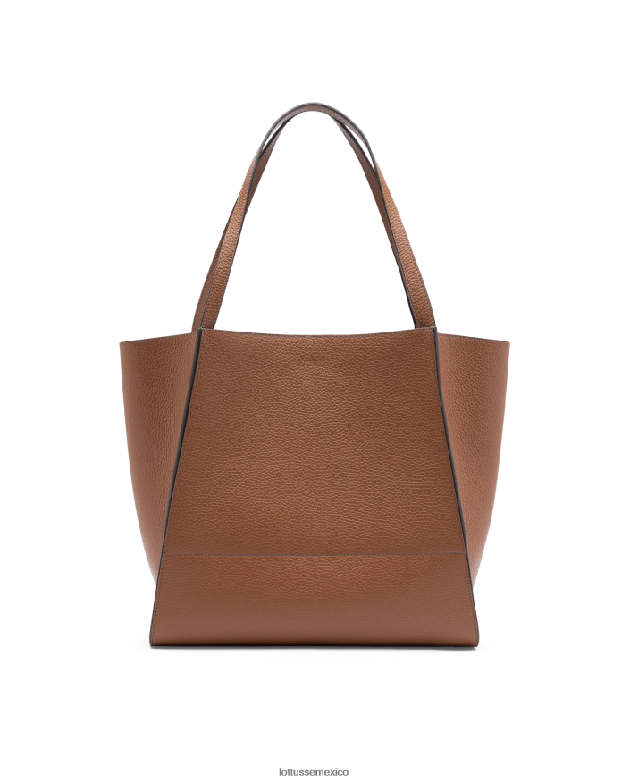 marrón Lottusse mujer Shopper de becerro grano talaia PNBVJ0323