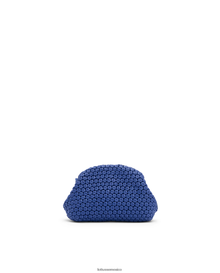 azul Lottusse mujer bolso noodbag de cordero merino con asa superior suave PNBVJ0348