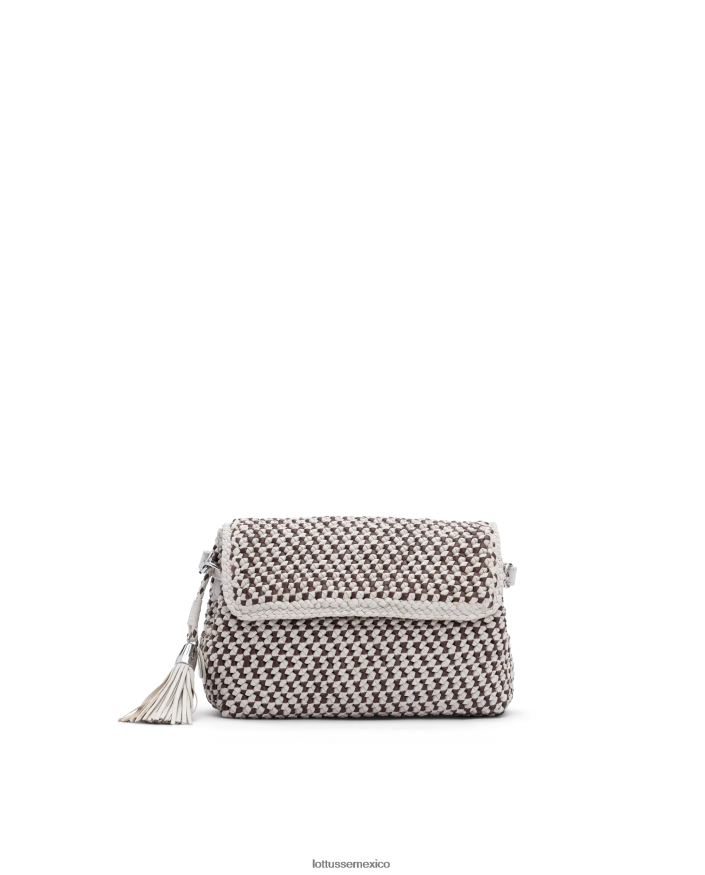 multicolor Lottusse mujer bolso noodbag de cordero merino con asa superior suave PNBVJ0356