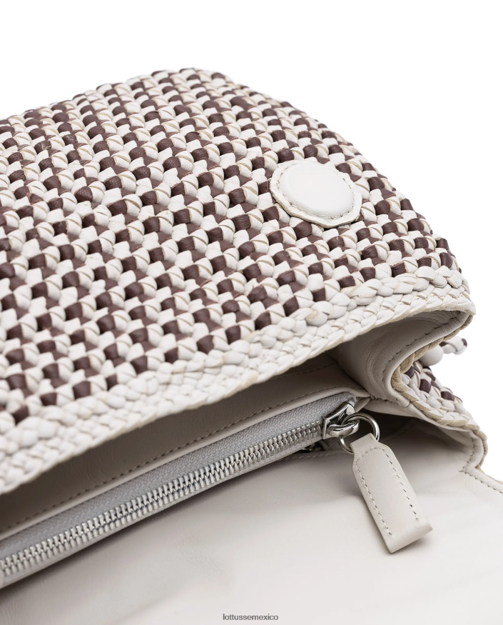 multicolor Lottusse mujer bolso noodbag de cordero merino con asa superior suave PNBVJ0356