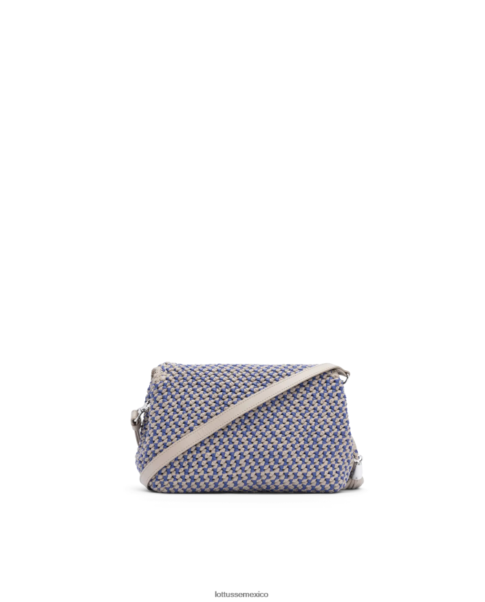 multicolor Lottusse mujer bolso noodbag de cordero merino con asa superior suave PNBVJ0357