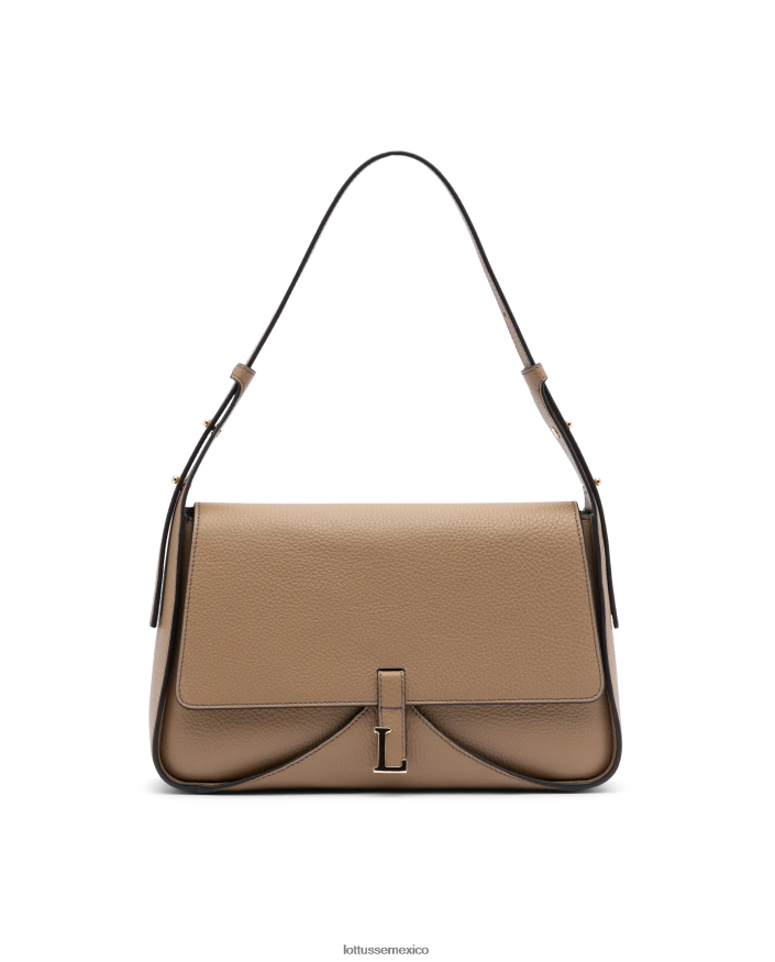 natural Lottusse mujer bolso talaia de piel de becerro con asa superior PNBVJ0325