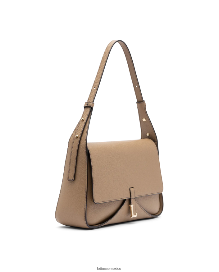 natural Lottusse mujer bolso talaia de piel de becerro con asa superior PNBVJ0325