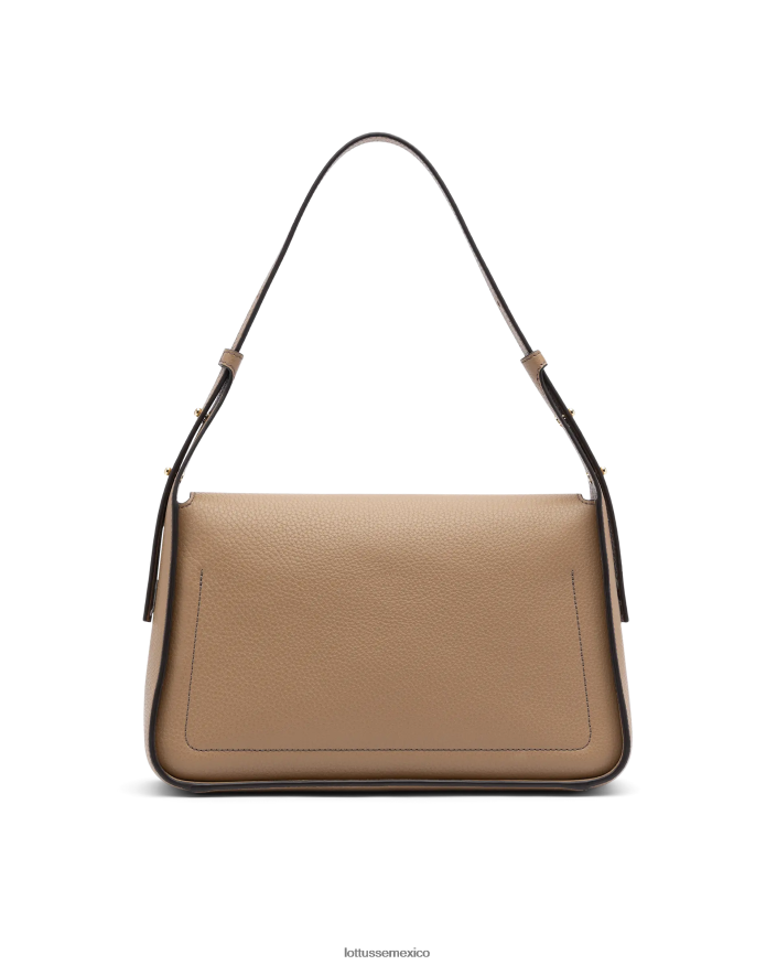 natural Lottusse mujer bolso talaia de piel de becerro con asa superior PNBVJ0325