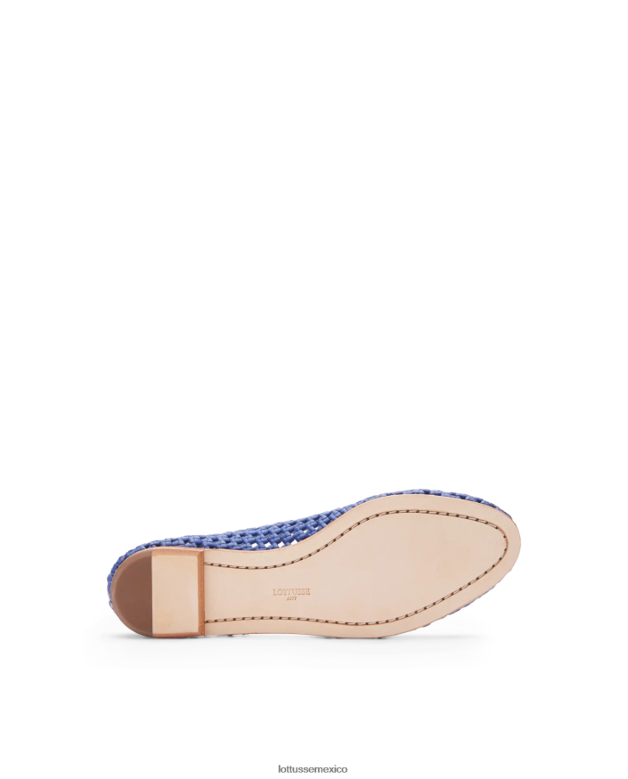 azul Lottusse mujer bailarinas delice de piel y malla de cordero PNBVJ0293
