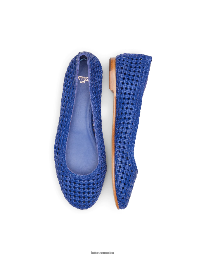 azul Lottusse mujer bailarinas delice de piel y malla de cordero PNBVJ0293