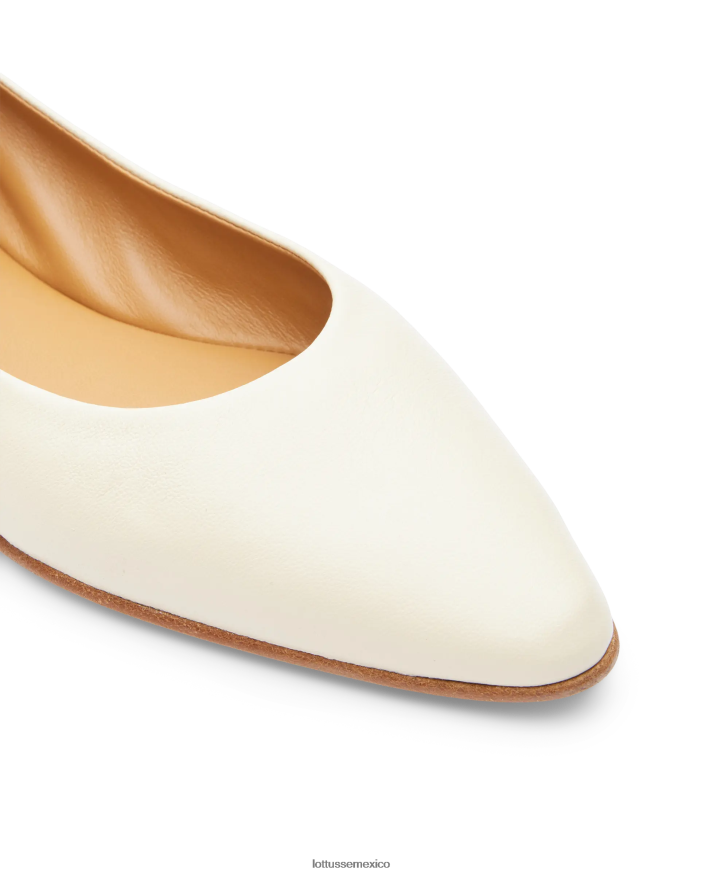 blanquecino Lottusse mujer bailarinas suaves bel cordero PNBVJ0264
