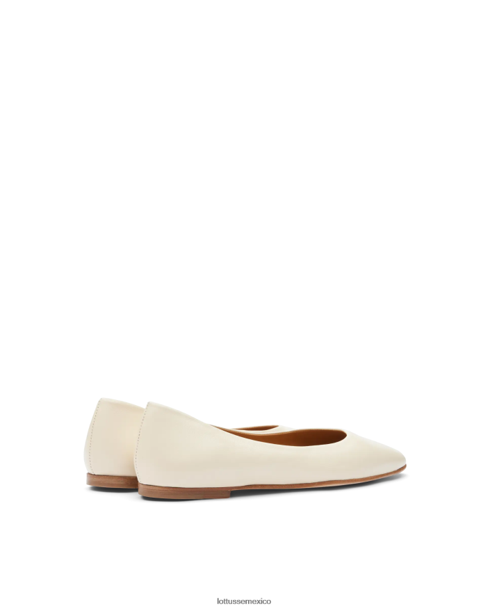 blanquecino Lottusse mujer bailarinas suaves bel cordero PNBVJ0264