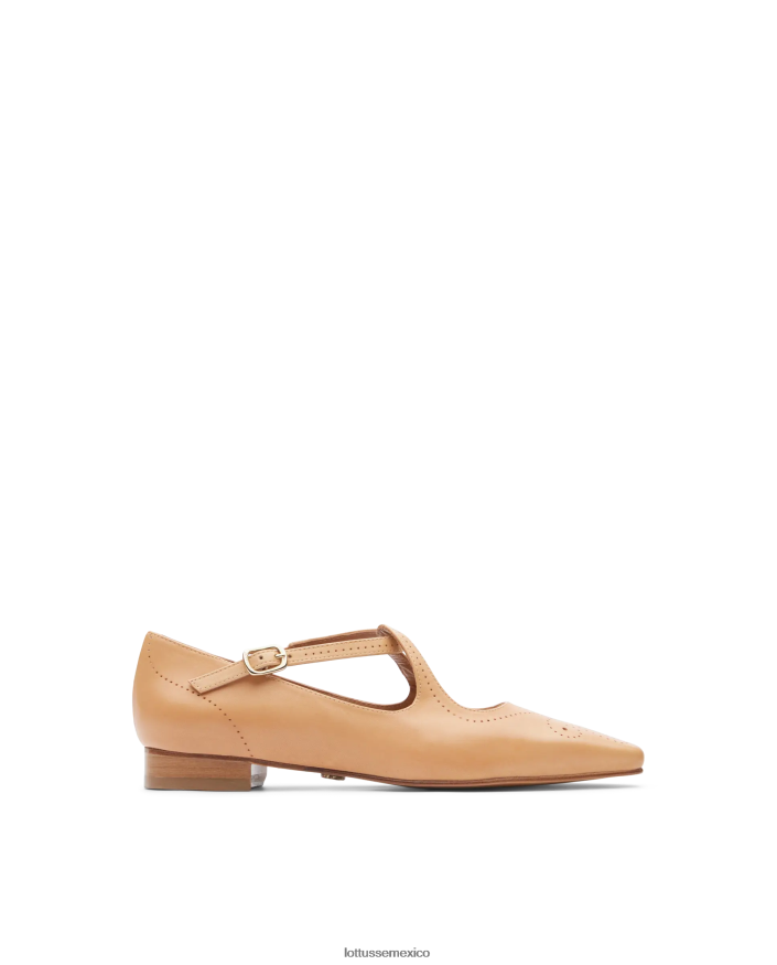 marrón Lottusse mujer bailarinas de becerro de anilina crust de smithson PNBVJ0214