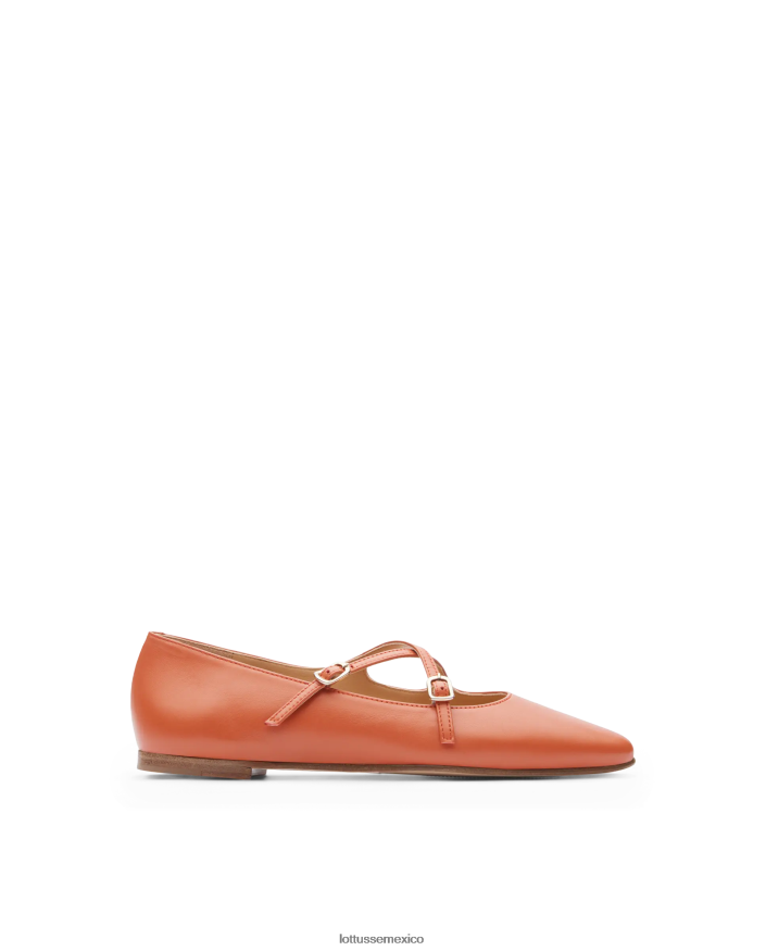 naranja Lottusse mujer bailarinas bel soft cordero PNBVJ0266
