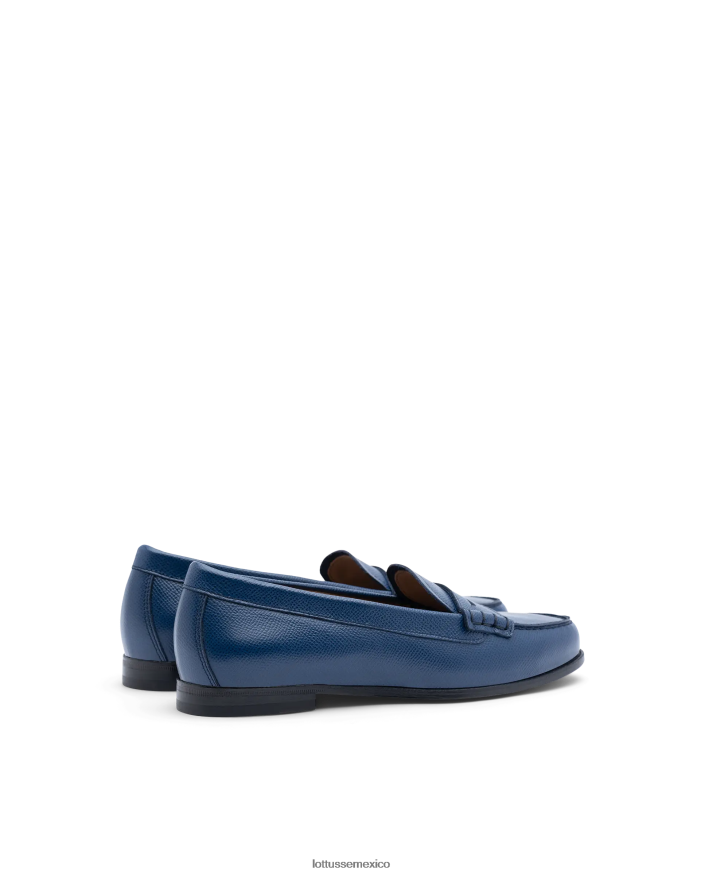 azul marino Lottusse mujer mocasines de becerro con sello Liberty Safian PNBVJ0240