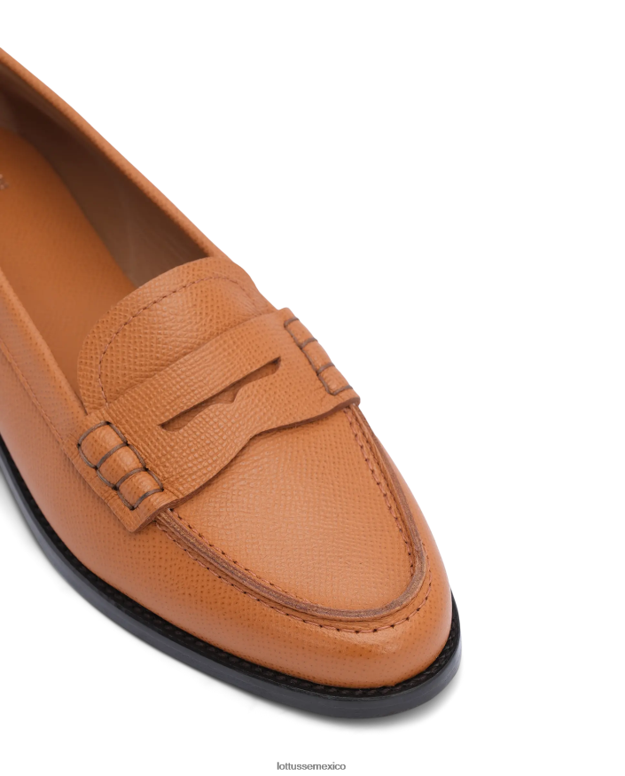 marrón Lottusse mujer mocasines de becerro con sello Liberty Safian PNBVJ0239