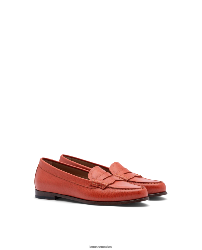 rojo Lottusse mujer mocasines de becerro con sello Liberty Safian PNBVJ0238