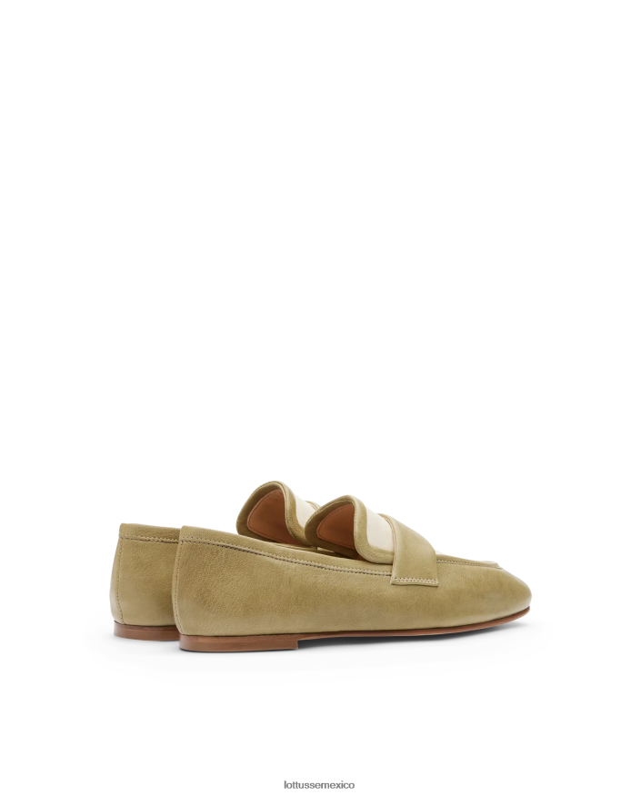 verde Lottusse mujer mocasines goya de cordero PNBVJ0280