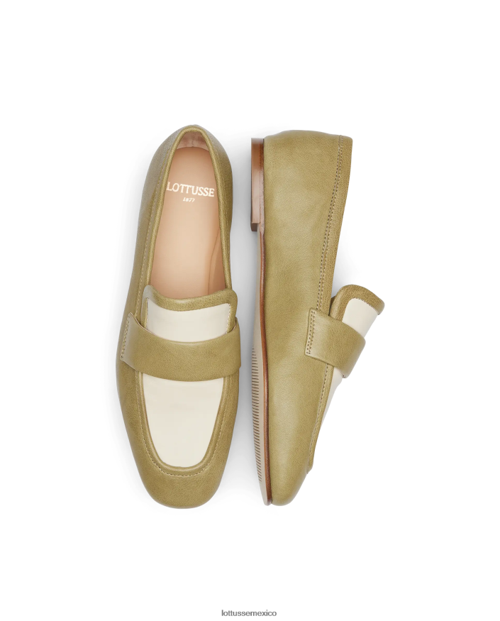 verde Lottusse mujer mocasines goya de cordero PNBVJ0280
