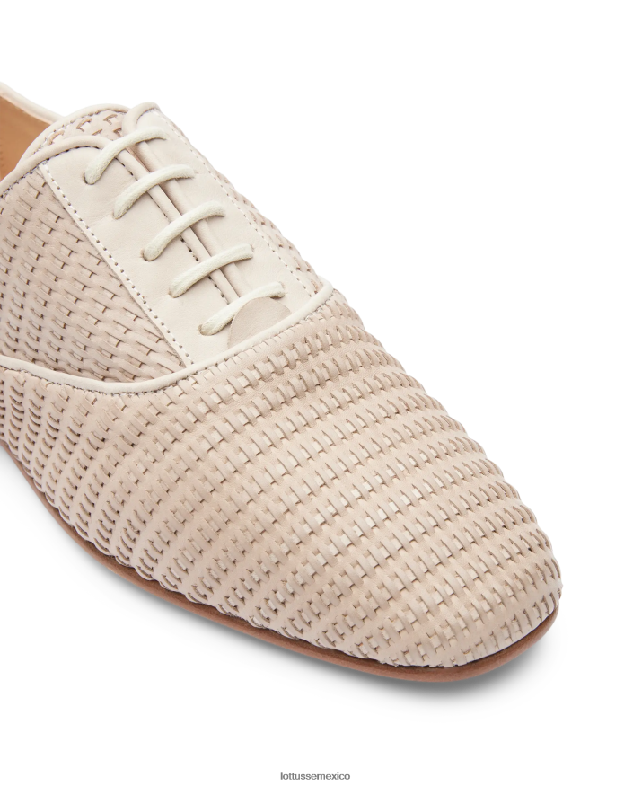 blanquecino Lottusse mujer goya becerro malla cuero oxford PNBVJ0270