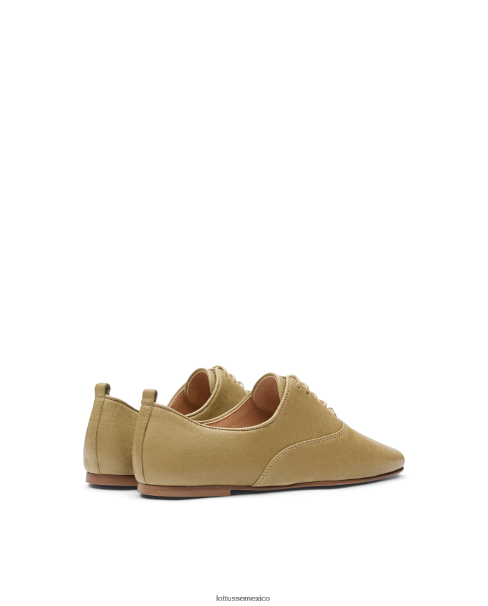 verde oliva Lottusse mujer Goya Oxford de cordero lavado brillante PNBVJ0274