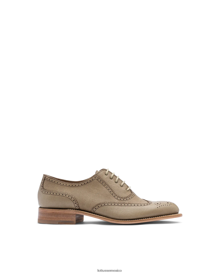 verde oliva Lottusse mujer cambridge becerro tejus relieve oxford PNBVJ0211