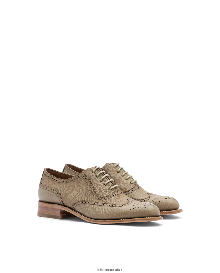 verde oliva Lottusse mujer cambridge becerro tejus relieve oxford PNBVJ0211